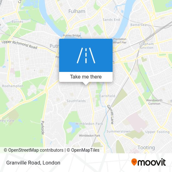 Granville Road map
