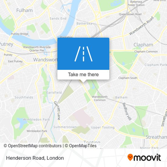 Henderson Road map