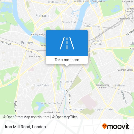 Iron Mill Road map