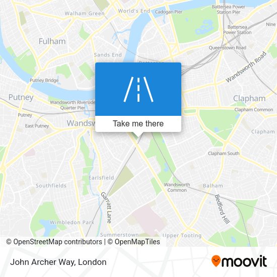 John Archer Way map