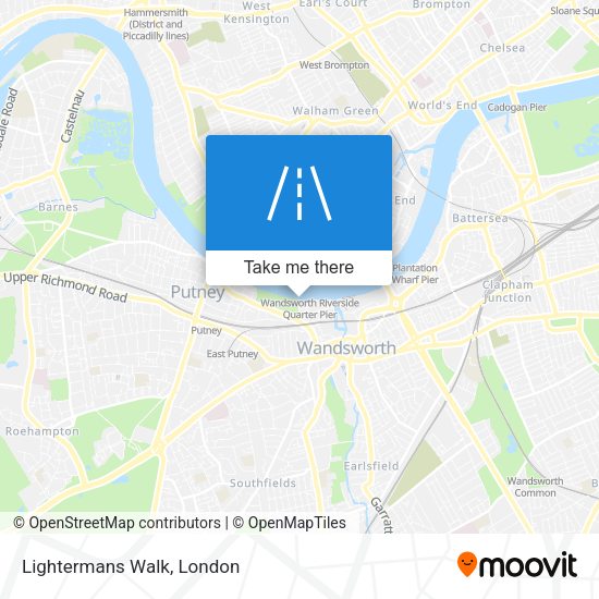 Lightermans Walk map