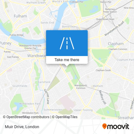 Muir Drive map