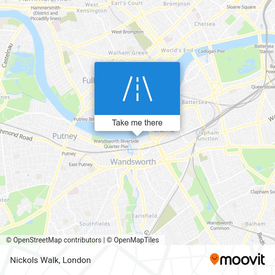 Nickols Walk map