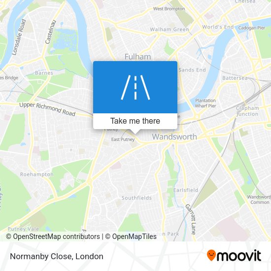 Normanby Close map