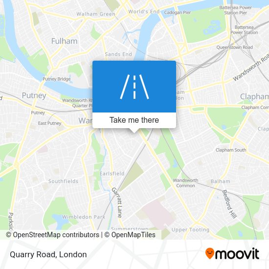 Quarry Road map