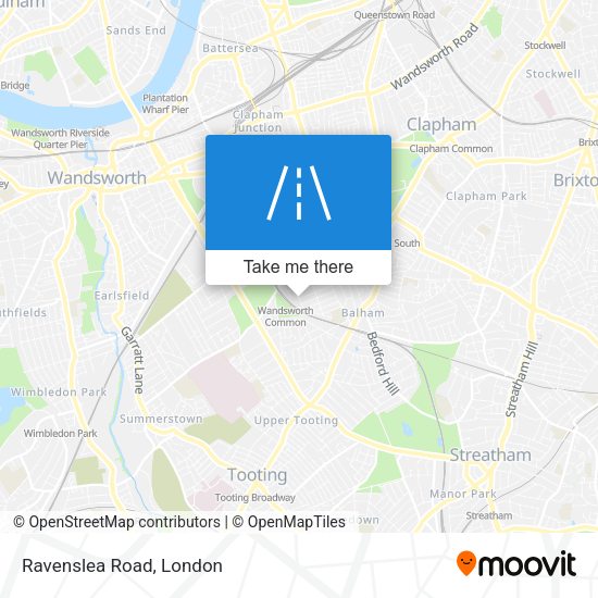Ravenslea Road map