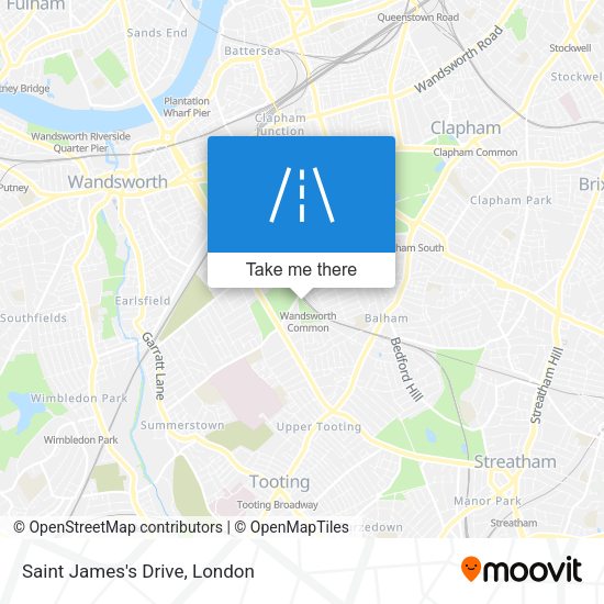 Saint James's Drive map
