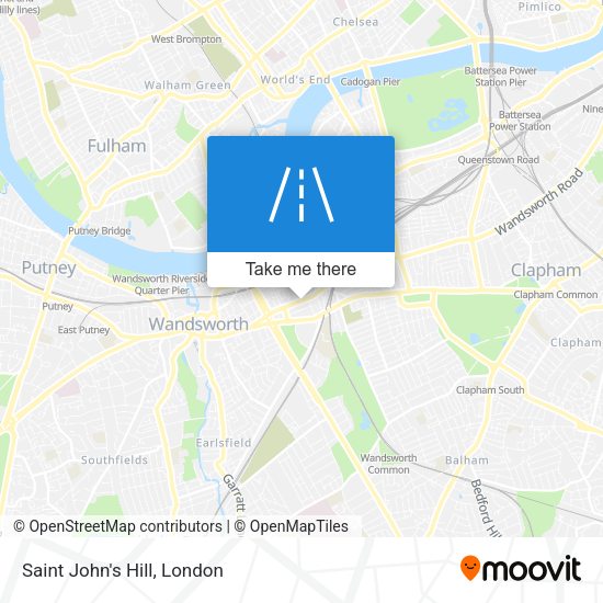 Saint John's Hill map