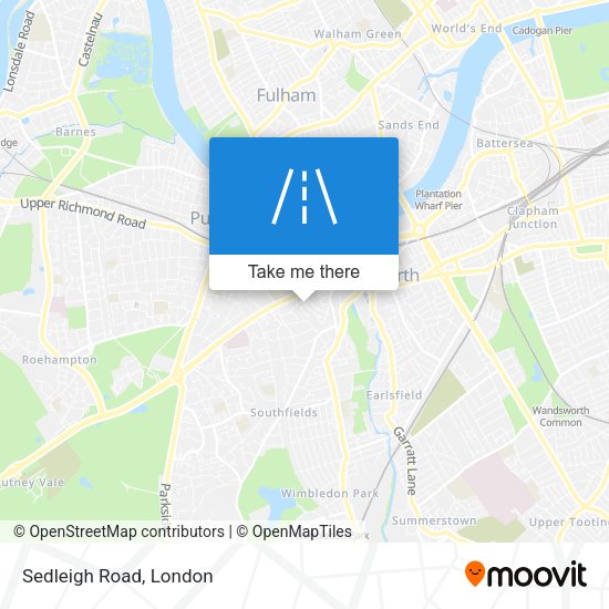 Sedleigh Road map