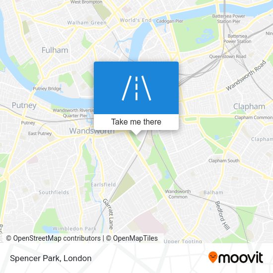Spencer Park map