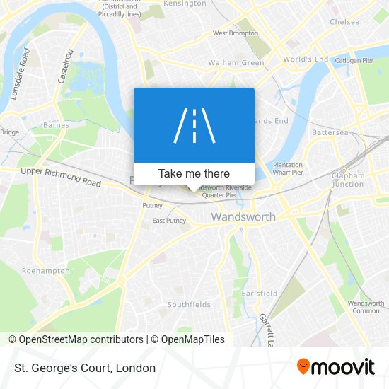 St. George's Court map