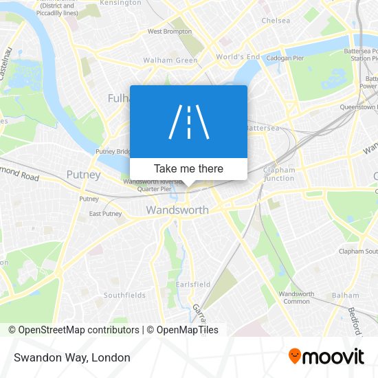 Swandon Way map