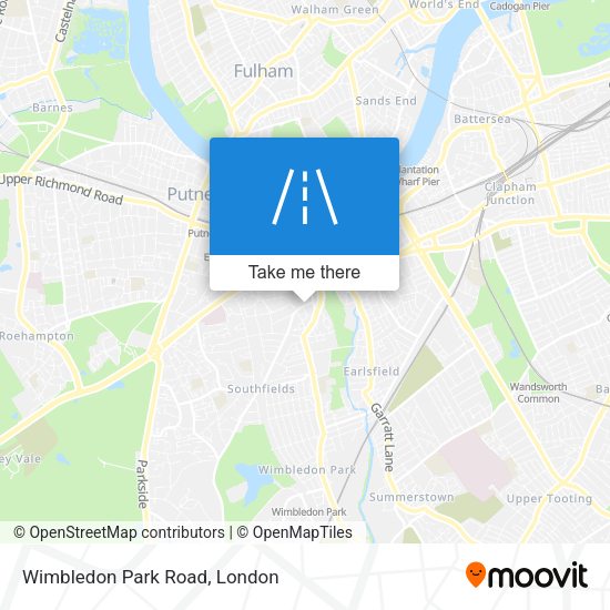 Wimbledon Park Road map