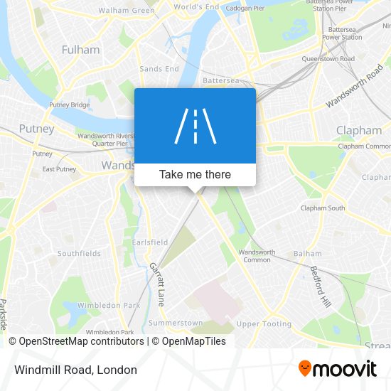 Windmill Road map