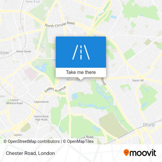 Chester Road map
