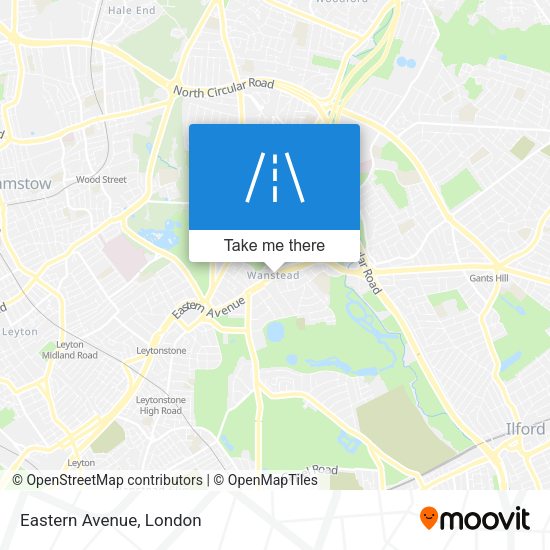 Eastern Avenue map