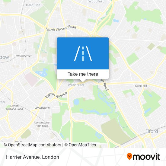 Harrier Avenue map