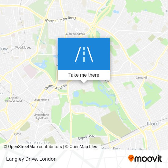 Langley Drive map