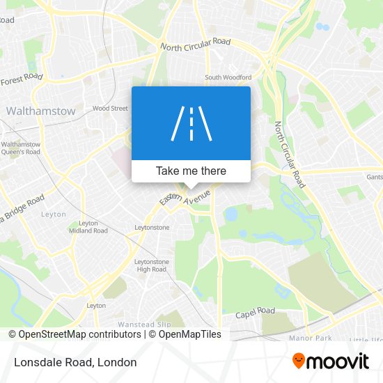 Lonsdale Road map