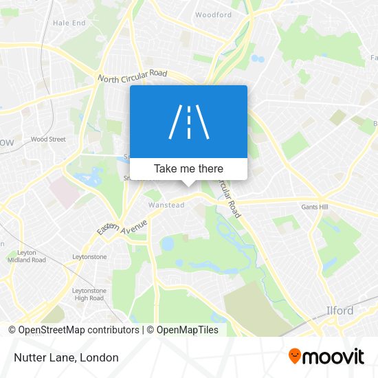Nutter Lane map