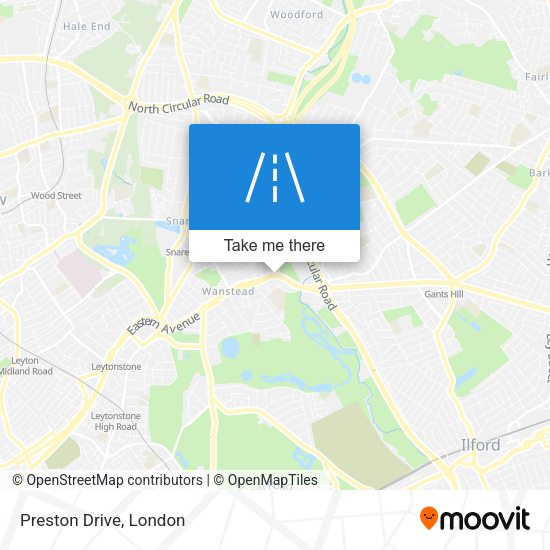 Preston Drive map