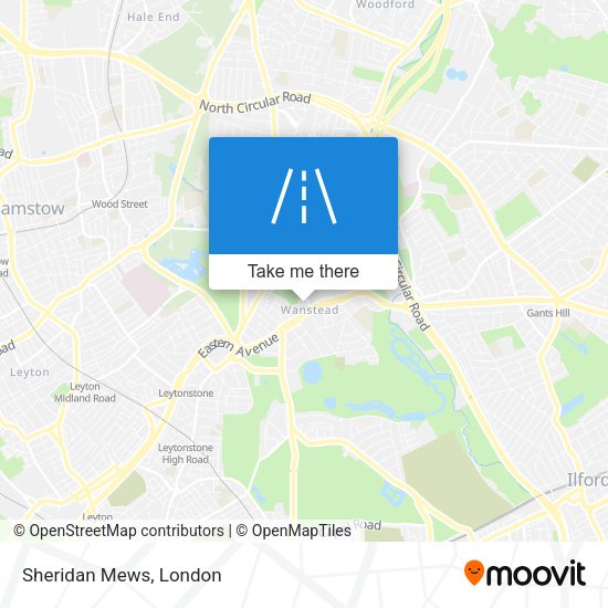 Sheridan Mews map