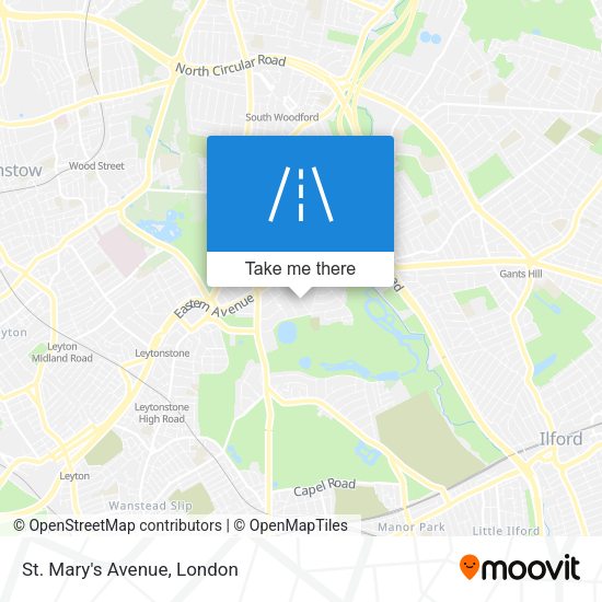 St. Mary's Avenue map