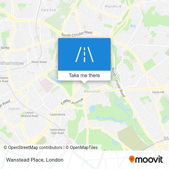 Wanstead Place map