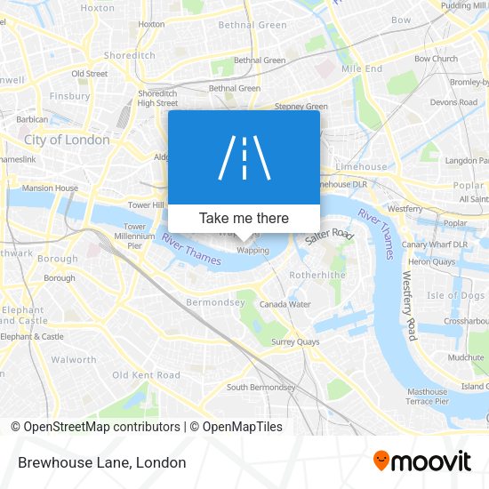 Brewhouse Lane map