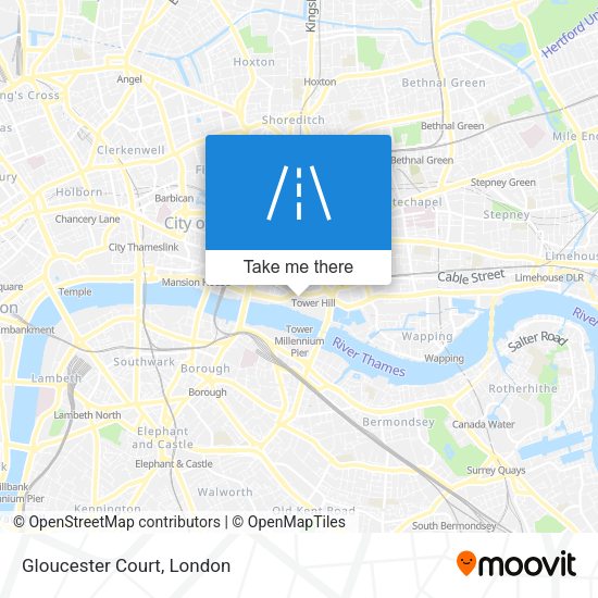 Gloucester Court map