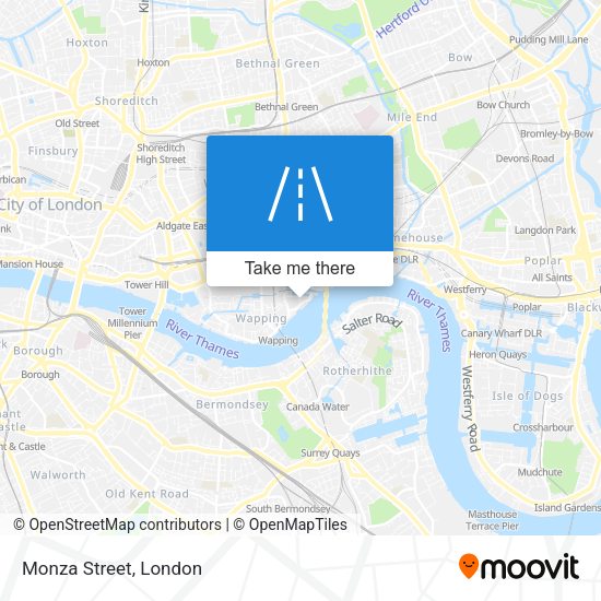 Monza Street map