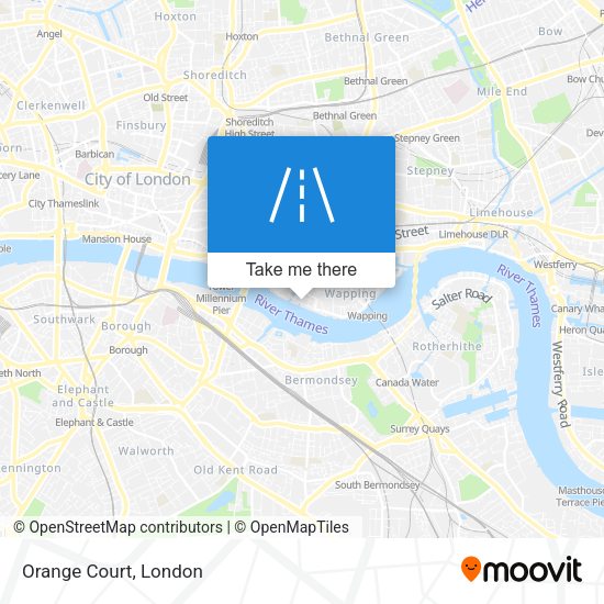 Orange Court map