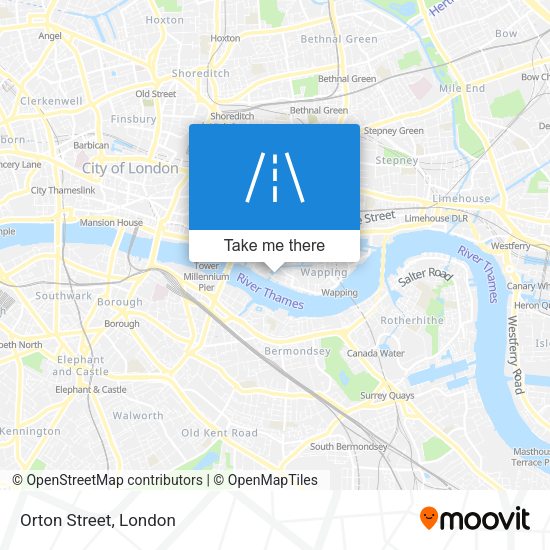 Orton Street map