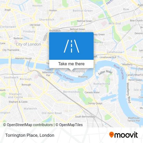 Torrington Place map