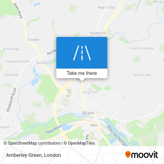 Amberley Green map
