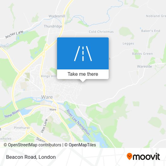 Beacon Road map