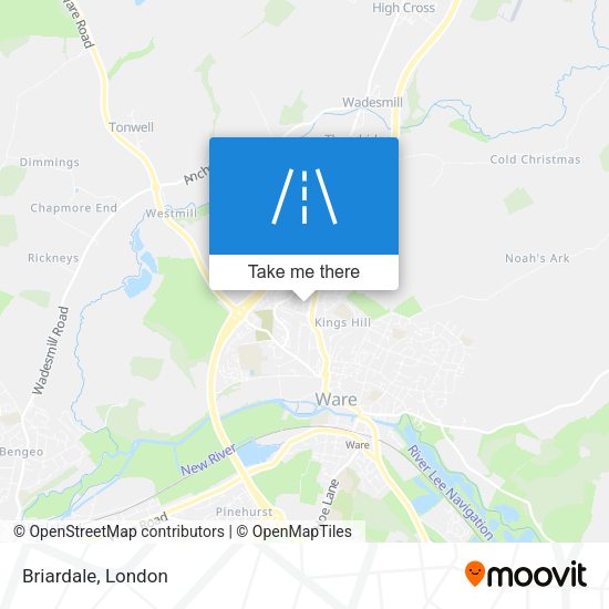 Briardale map