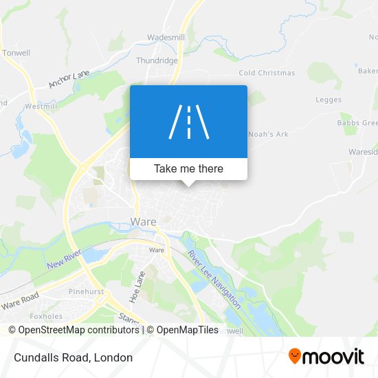Cundalls Road map