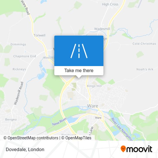 Dovedale map