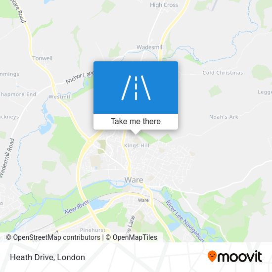 Heath Drive map