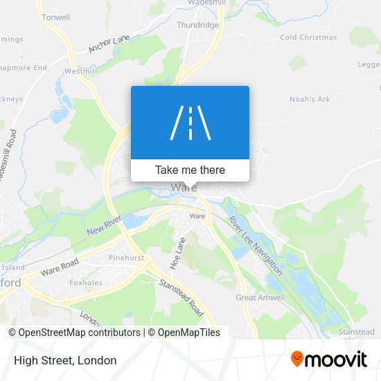 High Street map