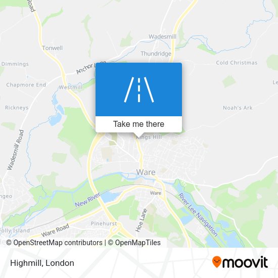 Highmill map