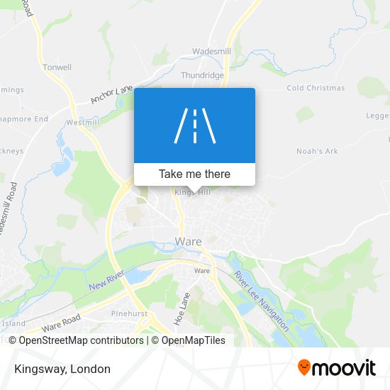 Kingsway map