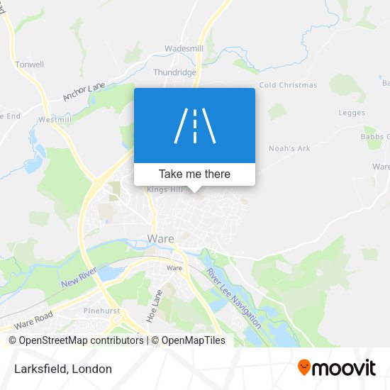 Larksfield map