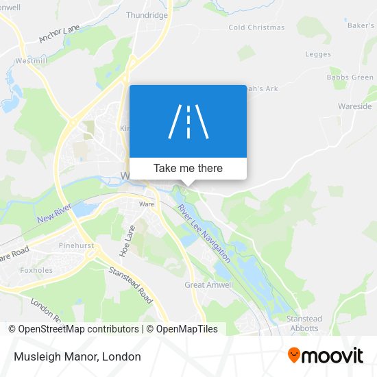 Musleigh Manor map