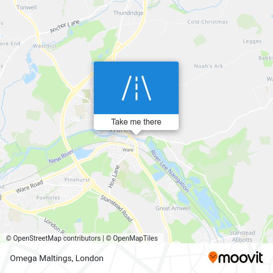 Omega Maltings map