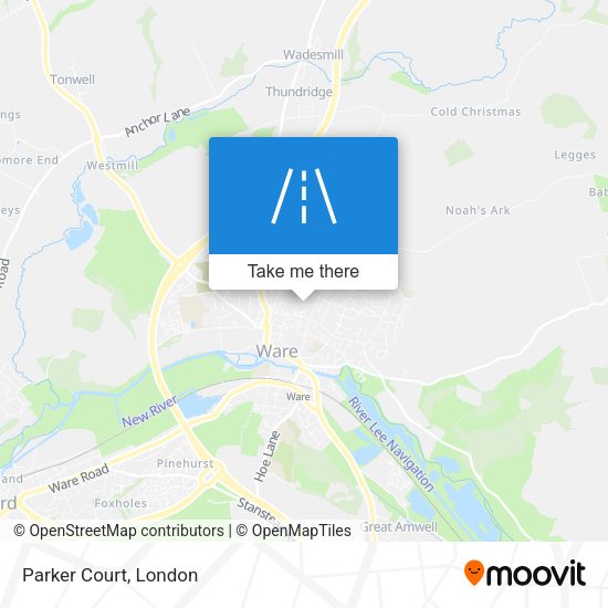 Parker Court map