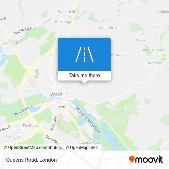 Queens Road map