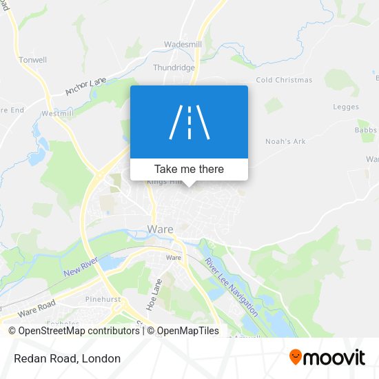 Redan Road map