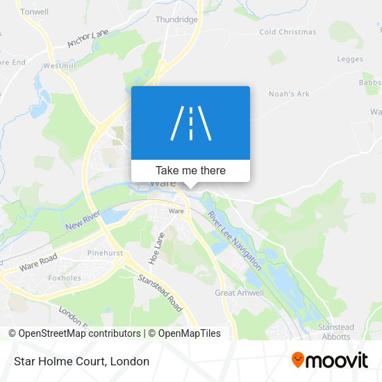 Star Holme Court map